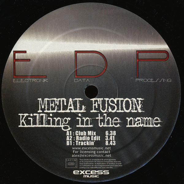 Metal Fusion : Killing In The Name (12")