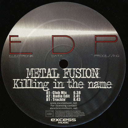 Metal Fusion : Killing In The Name (12")