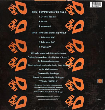 D Mob With Cathy Dennis : That's The Way Of The World (12")