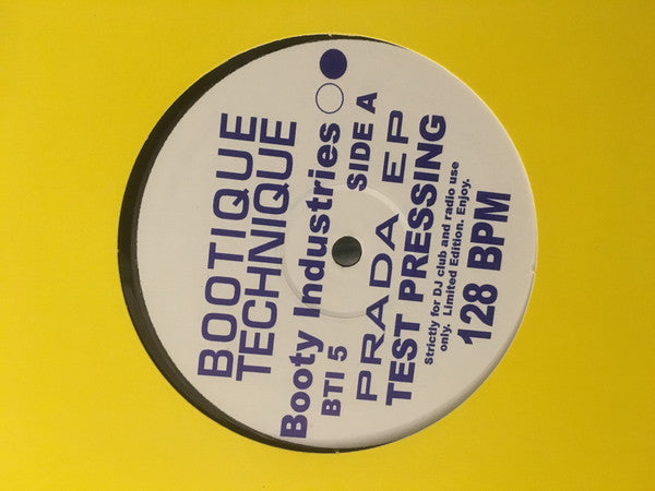 Bootique Technique : Prada EP (12", Ltd, TP)