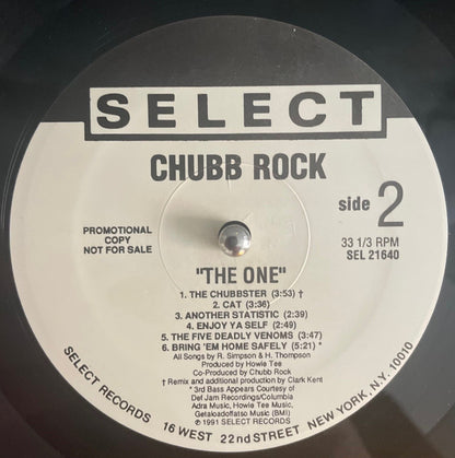 Chubb Rock : The One (LP, Album, Promo)