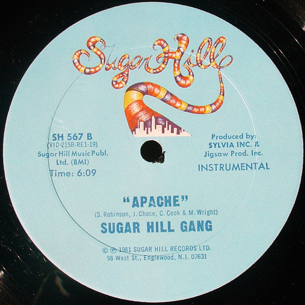 Sugar Hill Gang* : Apache (12")