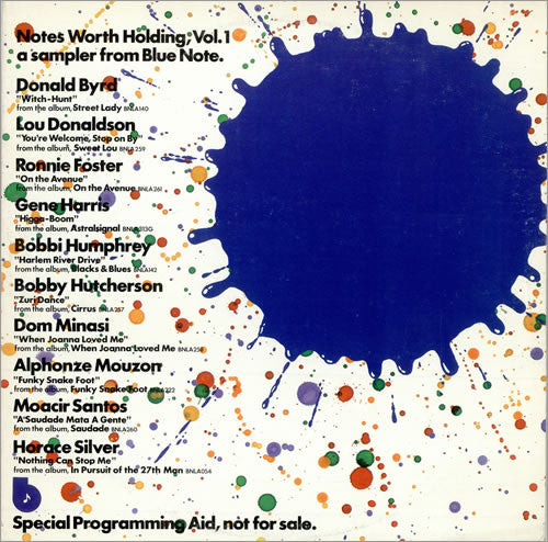 Various : Notes Worth Holding, Vol.1 (LP, Promo, Smplr)