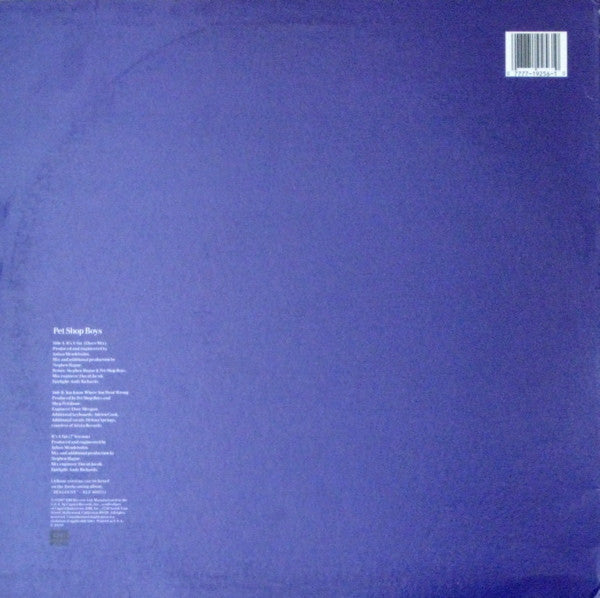Pet Shop Boys : It's A Sin (12", RE)