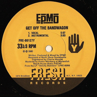 EPMD : I'm Housin' / Get Off The Bandwagon (12")
