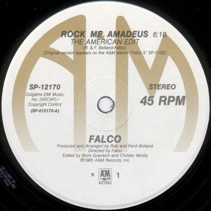 Falco : Rock Me Amadeus / Vienna Calling (12", Single)
