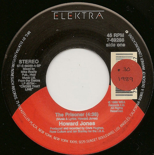Howard Jones : The Prisoner (7", Single)