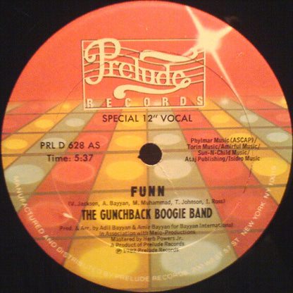 The Gunchback Boogie Band : Funn (12")