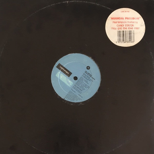 Paul Simpson Featuring Candi Staton : Musical Freedom (You Got The Love Mix) (12")