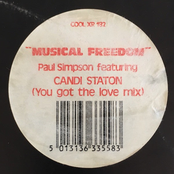 Paul Simpson Featuring Candi Staton : Musical Freedom (You Got The Love Mix) (12")