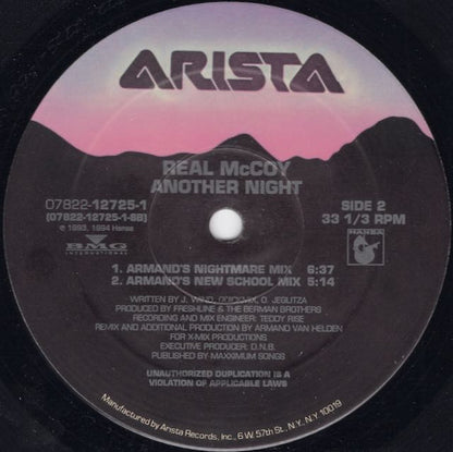 Real McCoy : Another Night (12")