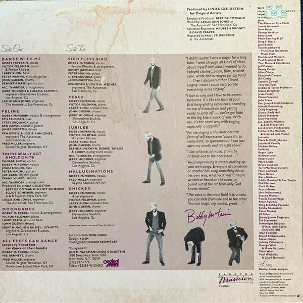 Bobby McFerrin : Bobby McFerrin (LP, Album, Promo, Spe)