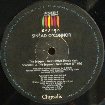 Sinéad O'Connor : The Emperor's New Clothes (12")