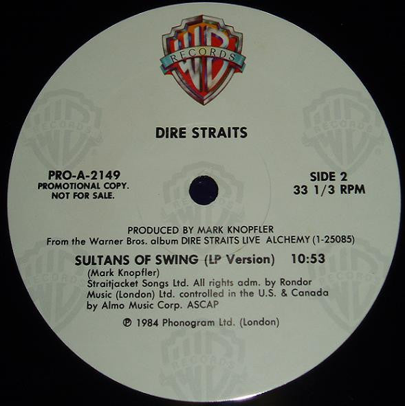 Dire Straits : Live - Solid Rock / Expresso Love / Sultans Of Swing (12", Promo)