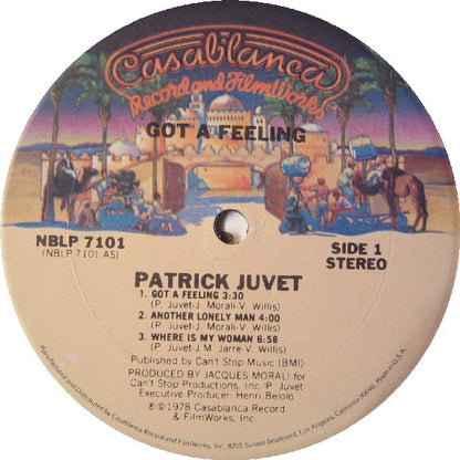 Patrick Juvet : Got A Feeling (LP, Album, Gol)