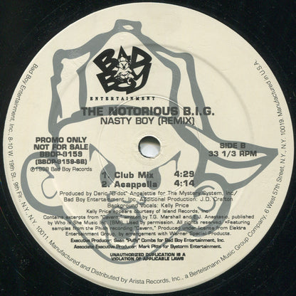 The Notorious B.I.G.* : Nasty Boy (Remix) (12", Promo)