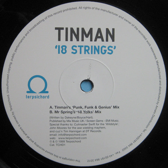 Tinman : 18 Strings (12")
