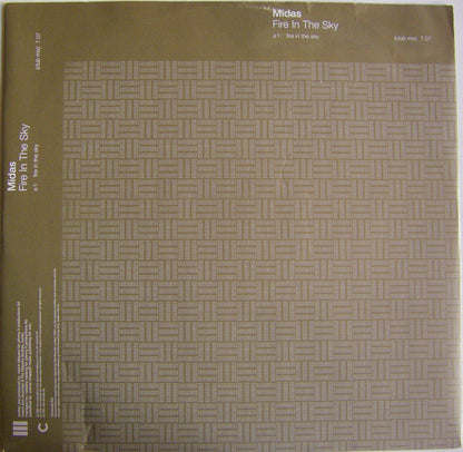 Midas (8) : Fire In The Sky (12", S/Sided, Promo)