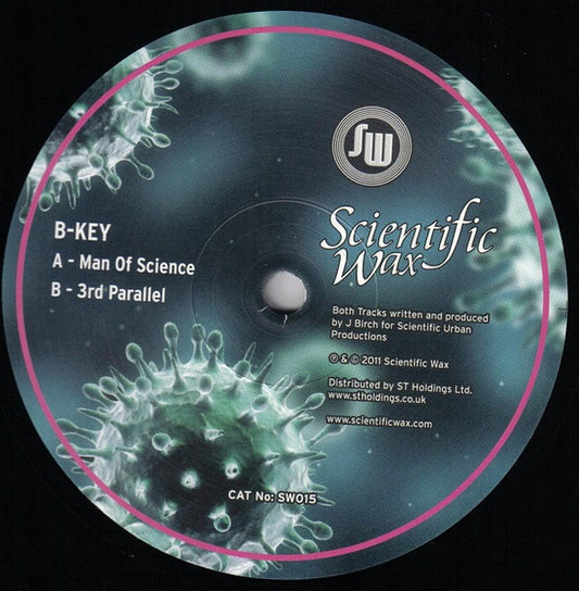 B-Key* : Man Of Science / 3rd Parallel (12", Ltd)