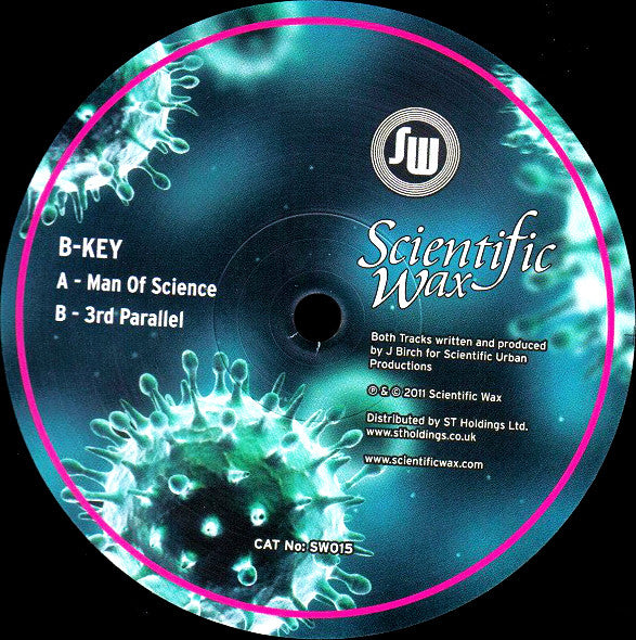 B-Key* : Man Of Science / 3rd Parallel (12", Ltd)