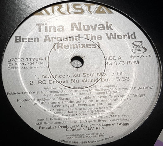 Tina Novak : Been Around The World (Remixes) (12")
