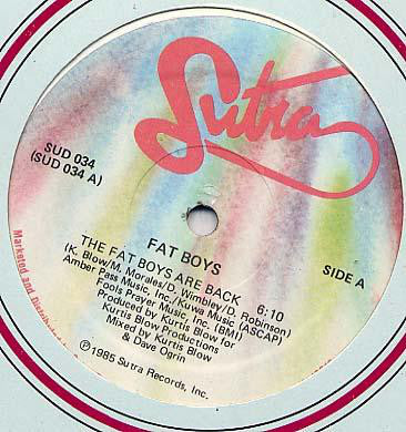 Fat Boys : The Fat Boys Are Back (12", Single)