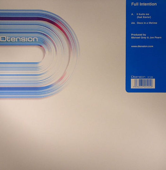 Full Intention : It Hurts Me / Once In A Lifetime (12")