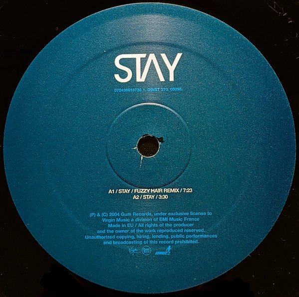 David Guetta : Stay (12")