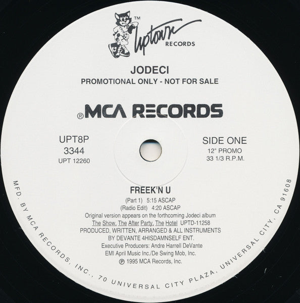 Jodeci : Freek'n U (12", Promo)