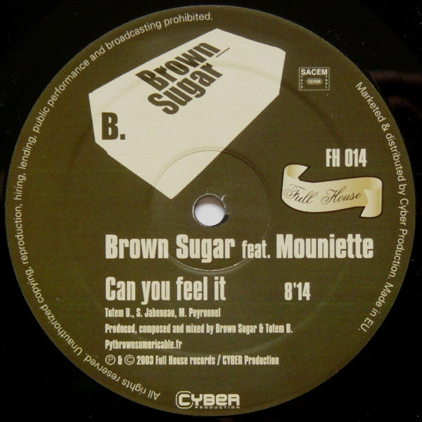 Brown Sugar : Feel It (12")