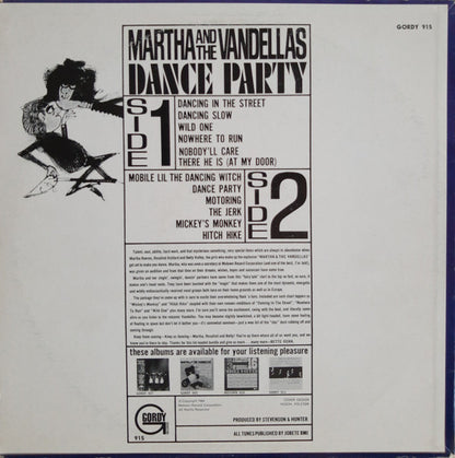 Martha Reeves & The Vandellas : Dance Party (LP, Album, Ind)