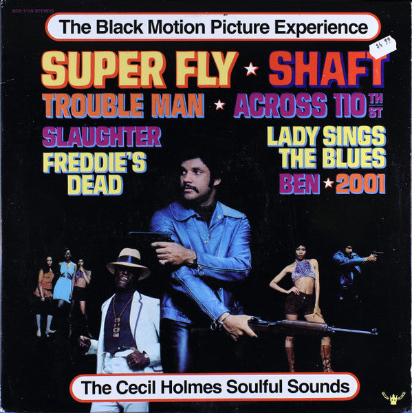 The Cecil Holmes Soulful Sounds : Black Motion Picture Experience (LP, Album, RE)