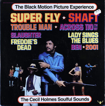 The Cecil Holmes Soulful Sounds : Black Motion Picture Experience (LP, Album, RE)