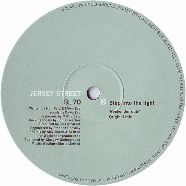 Jersey Street : Step Into The Light (12")