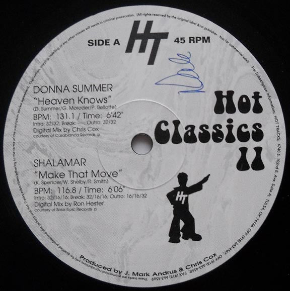 Various : Hot Tracks - Hot Classics 11 (2x12", Comp, Ltd, Promo)