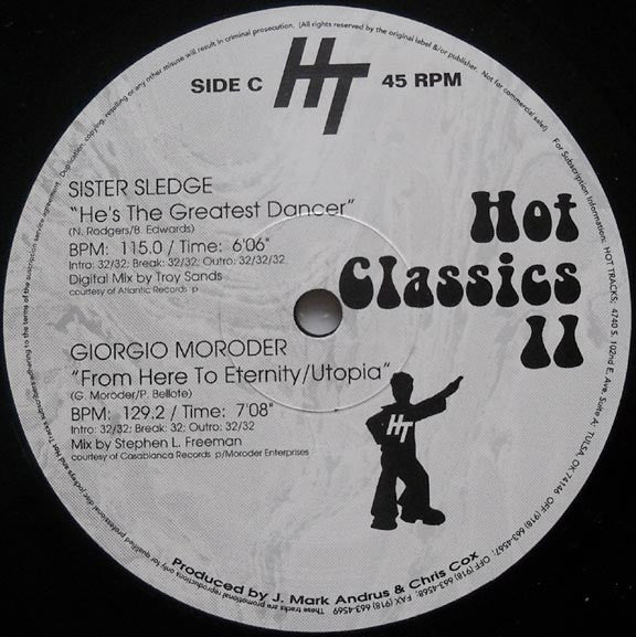 Various : Hot Tracks - Hot Classics 11 (2x12", Comp, Ltd, Promo)