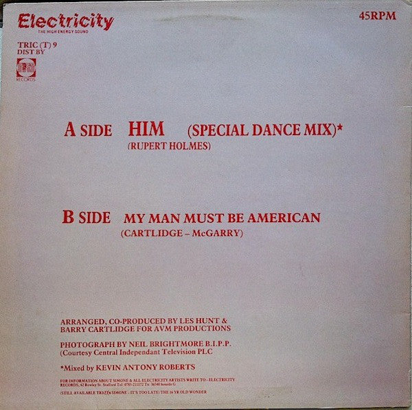 Simone (2) : Him (Special Dance Mix) (12", Single)