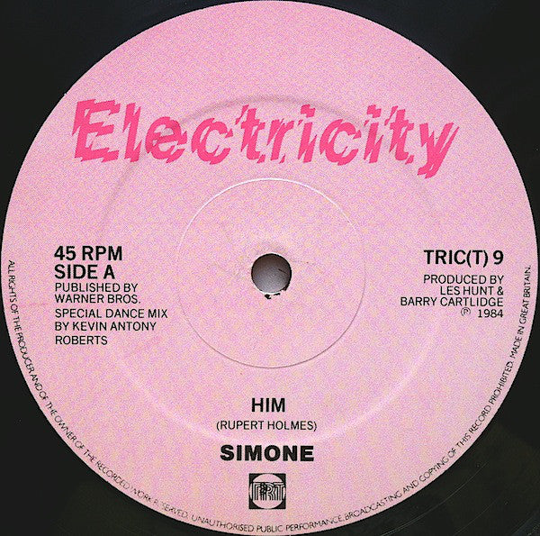 Simone (2) : Him (Special Dance Mix) (12", Single)