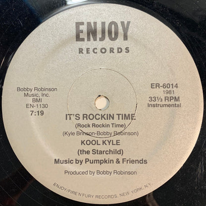 Kool Kyle (The Starchild)* : It's Rockin Time (Rock Rockin Time) (12")