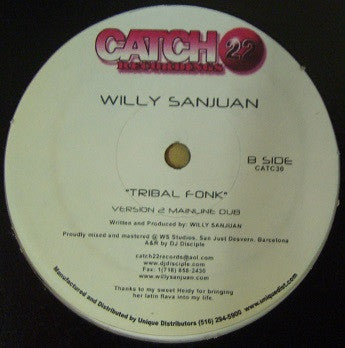 Willy Sanjuan : Tribal Fonk (12")