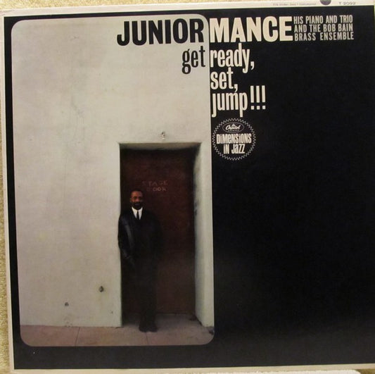 Junior Mance Trio With The Bob Bain Brass Ensemble : Get Ready, Set, Jump!!! (LP, Album, Mono)