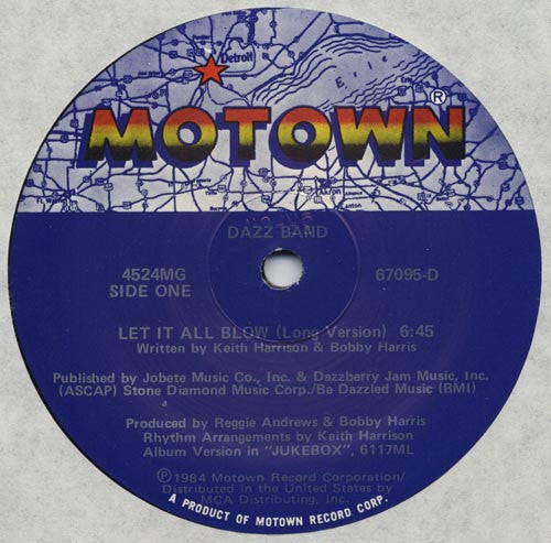 Dazz Band : Let It All Blow (12")