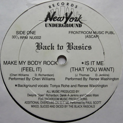 Various : Back To Basics (LP, Comp, Whi)