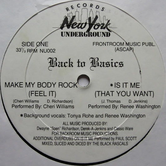 Various : Back To Basics (LP, Comp, Whi)