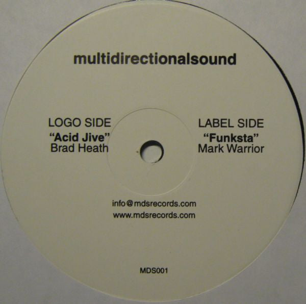 Brad Heath / Mark Warrior : Acid Jive / Funksta (12")