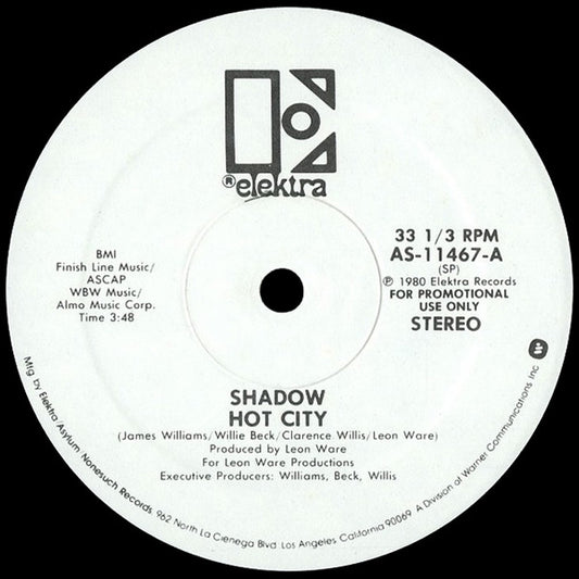 Shadow (21) : Hot City (12")