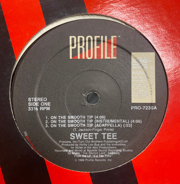 Sweet Tee : On The Smooth Tip / As The Beat Goes On (12")