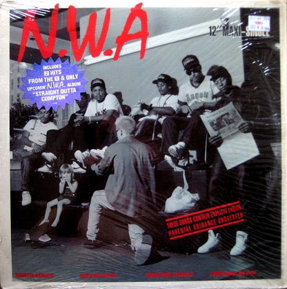 N.W.A* : Gangsta Gangsta (12", Maxi, SRC)