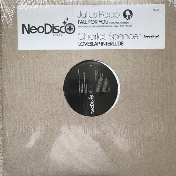 Julius Papp / Charles Spencer : Fall For You / Loveslap Interlude (12")