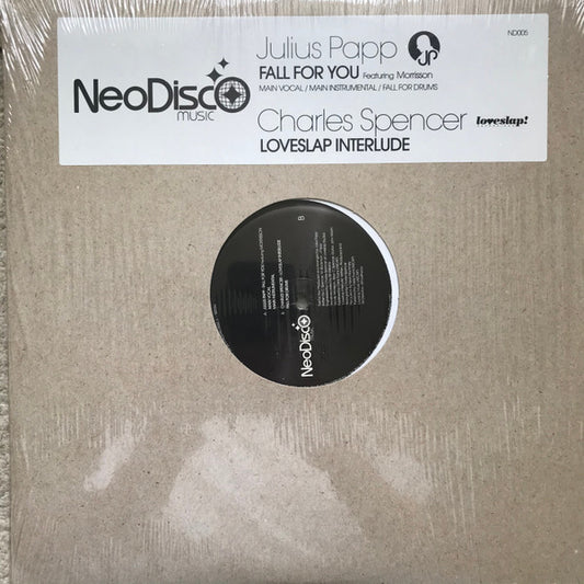 Julius Papp / Charles Spencer : Fall For You / Loveslap Interlude (12")